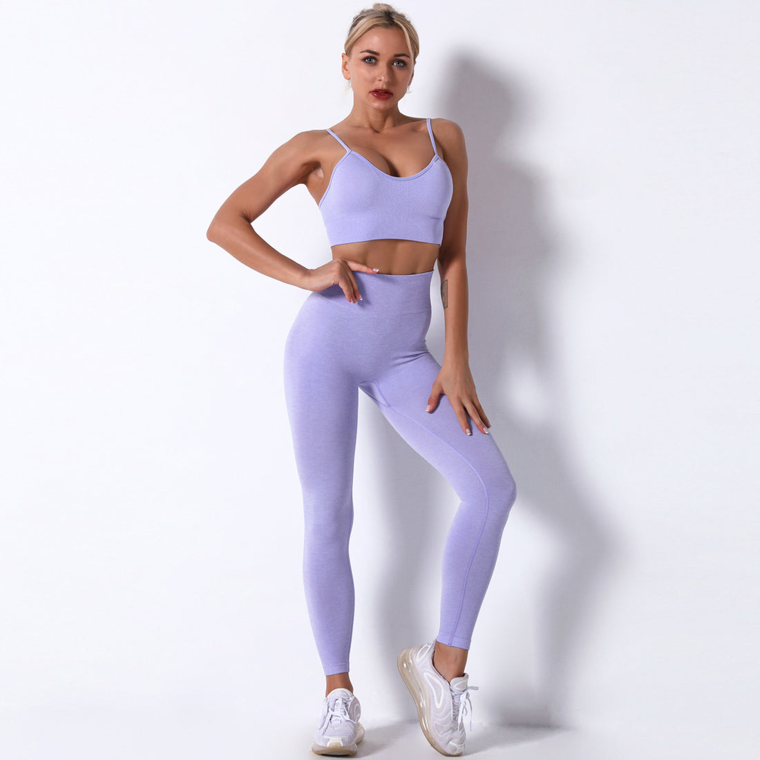 Seamless Hollow Top & Pants